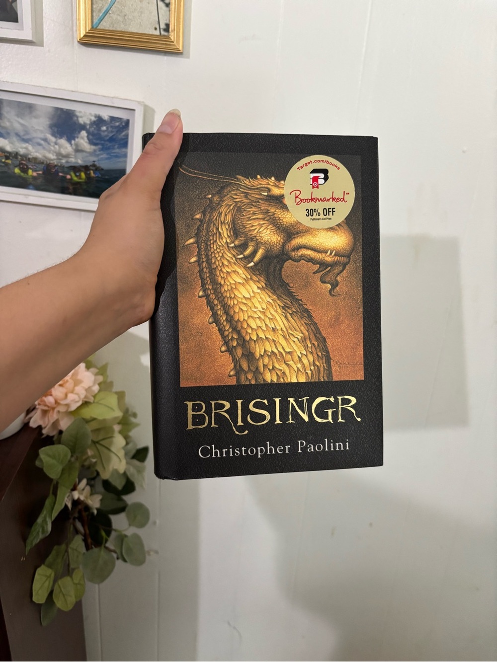 Brisingr by Christopher Paolini - Black and Gold Hardcover